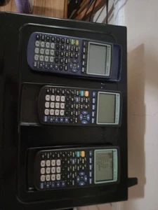 Texas Instruments TI-83 Plus schwarz graphischer Taschenrechner mit Deckel getestet funktioniert ✅ - Bild 1 von 5