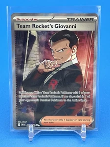 Pokémon SV10 Destined Rivals Team Rocket's Giovanni Full Art 225/182 DRI UR NM/M - Picture 1 of 2