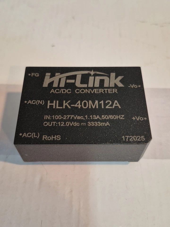 Módulo de fuente de alimentación HLK-4M12A AC-DC 100-277 a 12V 3W Buck Step Down Convertir Foto 1 de 3