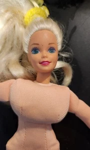 Muñeca de peluche Barbie Pretty Dreams 1995 vintage de 18 pulgadas cuerpo suave desnuda - Imagen 1 de 8