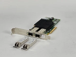 IBM Emulex LPE12002 8Gb Dual Port PCIe FC Fiber Channel Network Card Adapter HBA - Picture 1 of 8