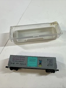 N -Scale BEVBEL J & J Famous Balto. Circus 50' Box Car "Ring Leader" Road #1011 - Picture 1 of 7