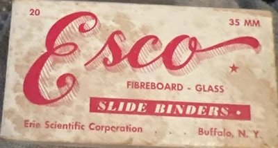 Vintage 35mm Esco Slide Binders Fibreboard & Glass Slide Mounts Unused 2” X 2” - Image 1 of 4