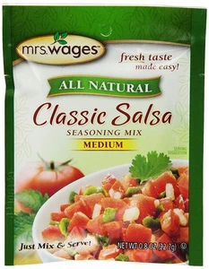 Classic Salsa Seasoning Mix for Quick Homemade Salsa | Medium Heat | 12 Pack - Picture 1 of 3