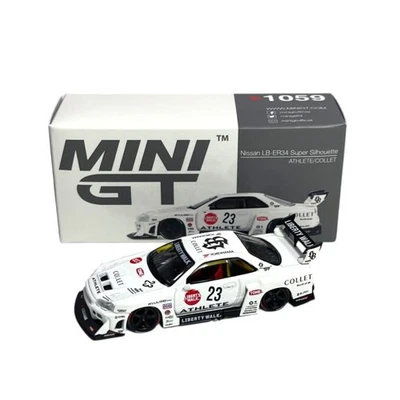 Modellino Auto Mini GT 1/64 Nissan GT-R R34 LB-Super Silhouette Athlete Colle... - Immagine 1 di 4