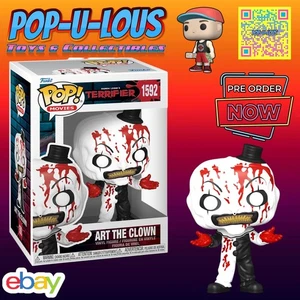 🔥PRE-SALE🔥Funko Pop! Movies Terrifier 2 Art the Clown Bloody #1592 Vinyl Fig - Picture 1 of 4