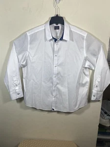 UNTUCKit  Shirt Men's XL White Solid Long Sleeve Button Up Wrinkle Free - Picture 1 of 5