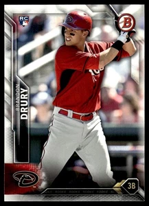 2016 Bowman Brandon Drury Rookie Arizona Diamondbacks #137 - Picture 1 of 2