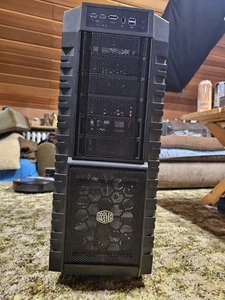 🎮RGB Cooler Master HAF X E-ATX PC-Case BigTower Window Schwarz Rollbar Gaming✅️ - Bild 1 von 18