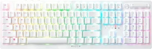 Razer DeathStalker V2 Pro Wireless Clicky Switch Keyboard White Certified Refurb - Picture 1 of 6