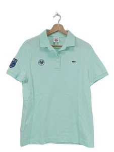 LACOSTE Polo Donna Camicia Taglia IT 46 turchese stile casual - Foto 1 di 5