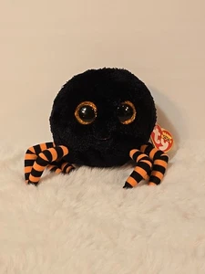 TY Beanie Babys 6 Zoll Beanie Boos CRAWLY Halloween Spinne Stofftier Plüsch - Bild 1 von 8