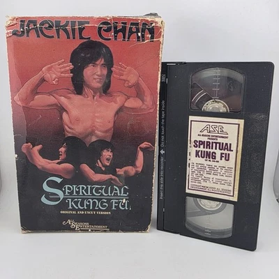 Jackie Chan - Spiritual Kung Fu - VHS - Big Box - Uncut Version - Rare - Image 1 of 4