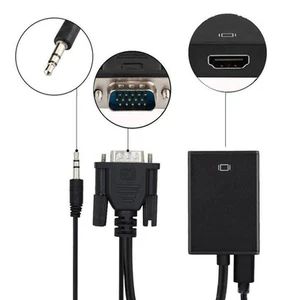 VGA To HD Multimedia Interface Converter Professional 1080P VGA Adapter Cable FY - Afbeelding 1 van 15