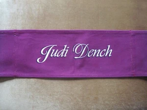 USED by ACTRESS JUDI DENCH - ORIGINAL 'THE SHIPPING NEWS' ON-SET CHAIR BACK - Picture 1 of 2