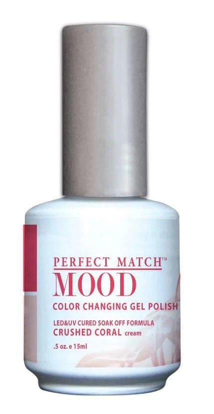 LeChat Match Mood Gel Polish Crushed Coral - .5oz - MPMG55