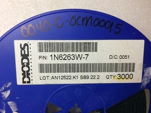 1N6263W-7 DIODES INC 1N6263W DIODE SCHOTTKY 60V 15MA SOD123 100 PCS - Picture 1 of 1