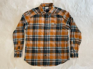 Columbia Men's Size Large Plaid Long Sleeve Button Front Flannel Shirt Nice Cond - Picture 1 of 8
