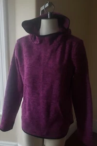 Danskin NOW Womens Purple Brindle Pullover L Pre-Owned - Picture 1 of 10
