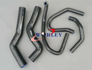 Black silicone radiator heater hose for Prado KZJ120 KZJ120R 3.0TDi 1KZ-TE 03-07 - Picture 1 of 6