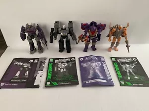 Transformers Core Class MEGATRON, SHOCKWAVE , IGUANUS, & RATTRAP Figure Compete - Picture 1 of 7