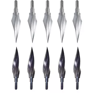 6/12 X Archery iron Arrowhead Tips 150gr Screw Field Points Bow Hunting Shooting - Picture 1 of 11