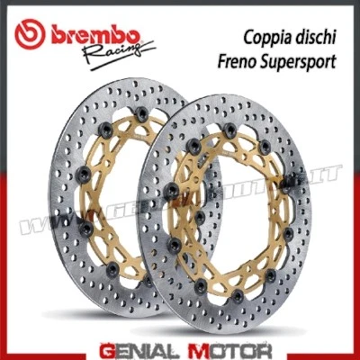 Coppia di Dischi Freno Brembo Racing SuperSport Yamaha YZF R6 600 Ø320 2005 2007 Foto 1 de 4