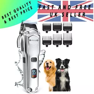 oneisall Dog Clippers for Grooming for Thick Heavy Coats/Low Noise Rechargeable - Picture 1 of 9