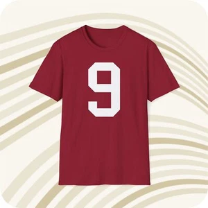 Sonny Jurgensen Washington Commanders NFL #9 Jersey T-Shirt - Front & Back  - Picture 1 of 6