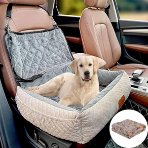 Dog Car Seat Pet Booster Seat for Medium Small Dogs,Dog Seat Travel Bed Multi-Fu - Picture 1 of 12