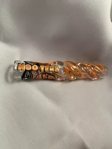 3 inch GLASS CHILLUM PIPE TOBACCO SMOKING, HOOTERS chase Elliott nascar #9 art - Picture 1 of 4