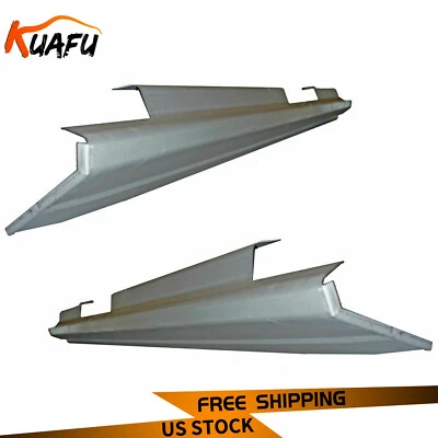 LH & RH Rocker Panels For 99-07 Chevy Silverado 1500 2500 HD 3500 4 Dr Crew Cab - Image 1 of 4