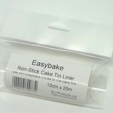 Cake Tin Liners Greaseproof Paper Non Stick Baking Bake Easybake Side 10cm x 25m