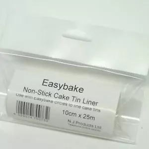 Cake Tin Liners Greaseproof Paper Non Stick Baking Bake Easybake Side 10cm x 25m - Picture 1 of 1