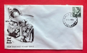 Australia 1951 FDC on a Wide World Cachet New Postage Stamp issue Cover, 3D - Bild 1 von 2