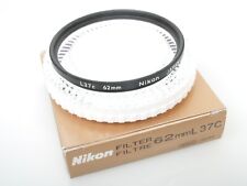 Nikon UV Filter L37c (UV) 62mm ausgez. Zustd, Glas TOP MINT and boxed OVP + Plex