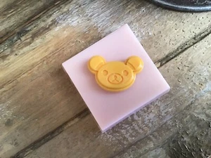 Kawaii RARE Vintage Butterscotch Rilakkuma Bear Earphone Jack Accessory NEW - Picture 1 of 2
