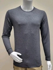 Camicia uomo 32 gradi calore taglia media grigia manica lunga girocollo nuova pull over - Foto 1 di 3