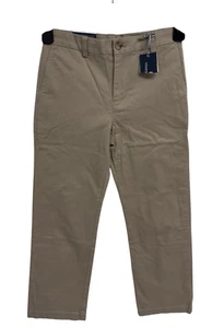 Vineyard vines Boys khaki lined flannel pants with pockets size 12 - Picture 1 of 10