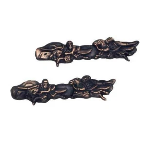 John Lee - Samurai Reiter Menuki dunkel 2er-Set für Samurai Schwerter - Picture 1 of 1