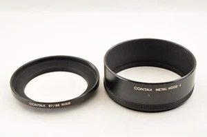 Contax Metal Lens Hood 4 ,67/86 Adapter Ring Set Excellent +5 From Japan #1762 - Picture 1 of 9