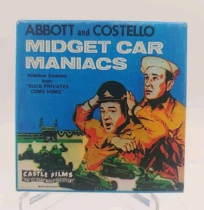 ABBOTT and COSTELLO "MIDGET CAR MANIACS" Super 8mm B/W HEADLINE ED. NEW! MINT - Picture 1 of 20