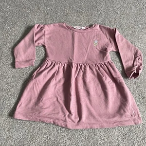 John Lewis Toddler long sleeved jersey dress 18-24M - Picture 1 of 3