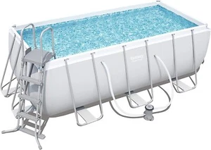 PISCINA C/TEL+POMPA+SCALA 412X201X122H 56456 - Foto 1 di 1