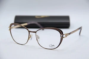 NEW CAZAL MOD. 1272 COL. 002 BROWN GOLD HAVANA AUTHENTIC FRAMES EYEGLASSES 54-17 - Picture 1 of 4
