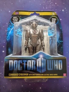 Doctor Who Corroded Cyberman with Chest Damage & Electric Shock Hands 5” Figure - Picture 1 of 10