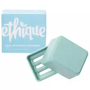 Ethique Bamboo & Cornstarch Shower Container Aqua - Picture 1 of 5