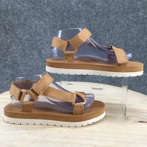 Universal Thread Sandals Womens 9 Holden Casual Platform Slingback Brown Fabric - Picture 1 of 21