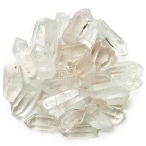 10 Pieces of Rough Small Brazilian Crystal Points Stones - 0.75 to 1.5 inch avg - Picture 1 of 1