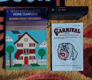 Lote de 3 Texas Inst. de colección Piezas de software de computadora para el hogar - Imagen 1 de 1